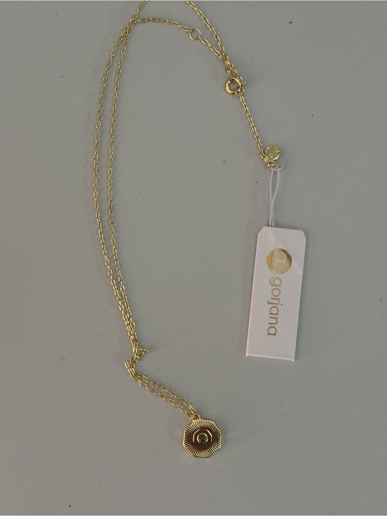 Gorjana Jewelry - Gorjana Radiant Gold Sunburst Pendant Necklace